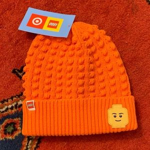 NWT Orange Lego x Target hat